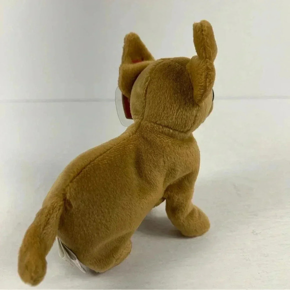 Ty Beanie Baby Tiny the Dog,  Chihuahua New MWMTs 7" 16cm Rare - Picture 4 of 9